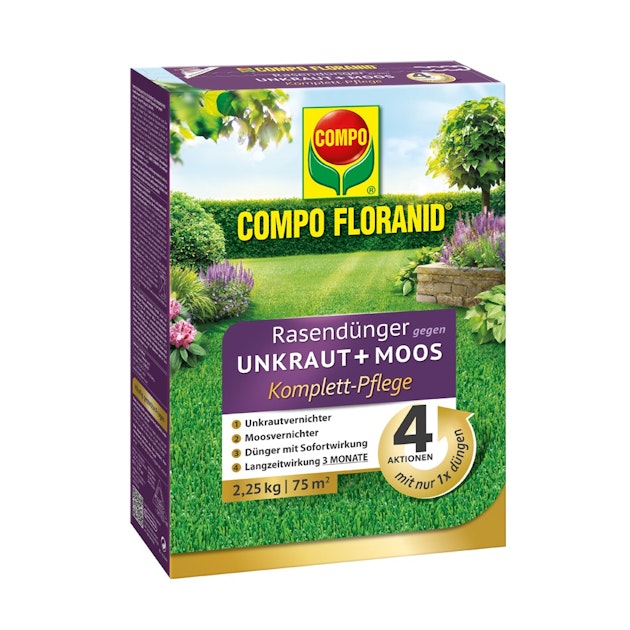 COMPO-Rasenpflege fr einen gesunden Rasen