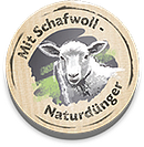 Mit Schafwolle