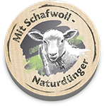 Mit Schafwolle