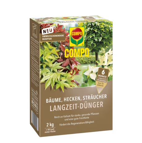 COMPO Bäume, Hecken, Sträucher Langzeit-Dünger 2 kg