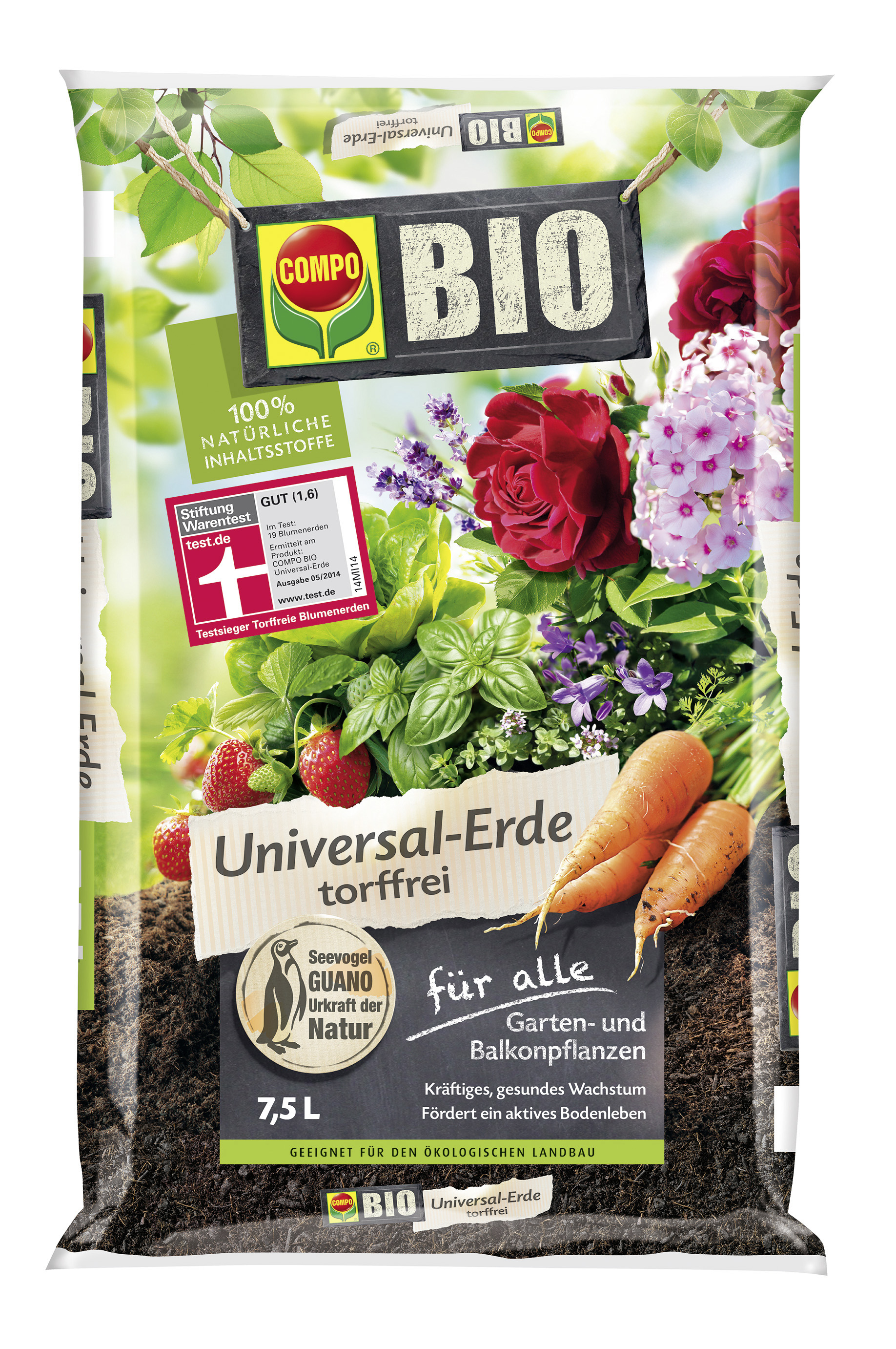COMPO BIO Universal-Erde torffrei