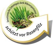 Schützt vor Rasenfilz Schützt vor Rasenfilz