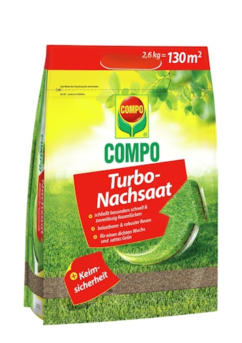COMPO Turbo Nachsaat 2,6kg für 130 qm