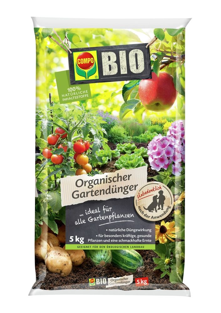 COMPO BIO Organischer Gartendünger 5kg