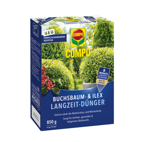 COMPO Buchsbaum- und Ilex Langzeit-Dünger 850 g