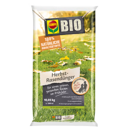 COMPO BIO Herbst-Rasendünger 10,05 kg für 200 m²